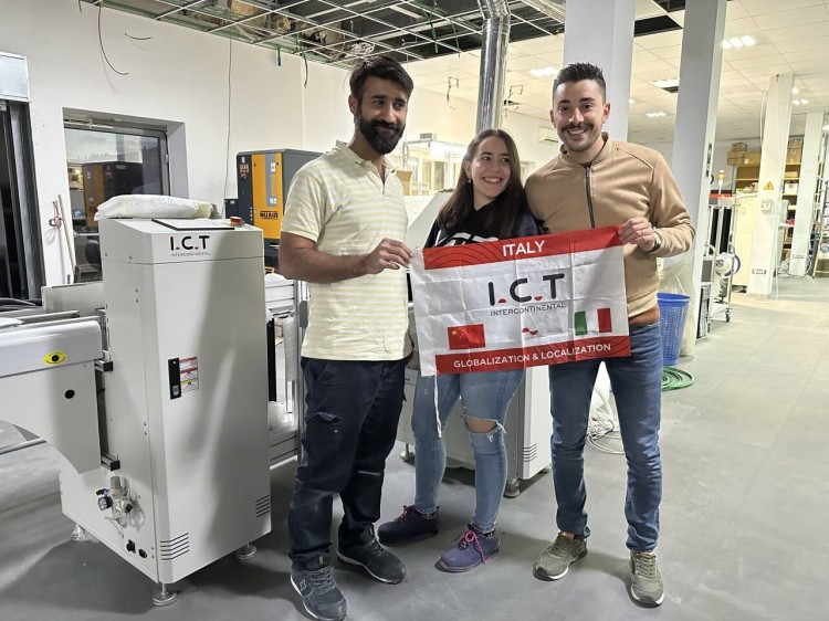 I.C.T SMT Production Line in Italy 1-4