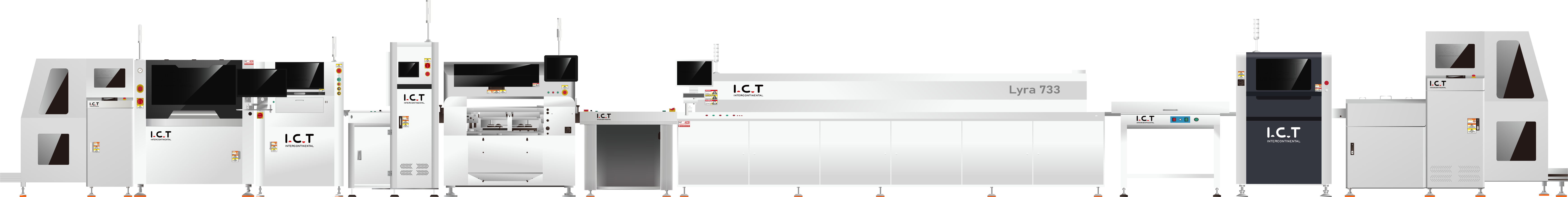 I.C.T SMT Line+AOI +SPI