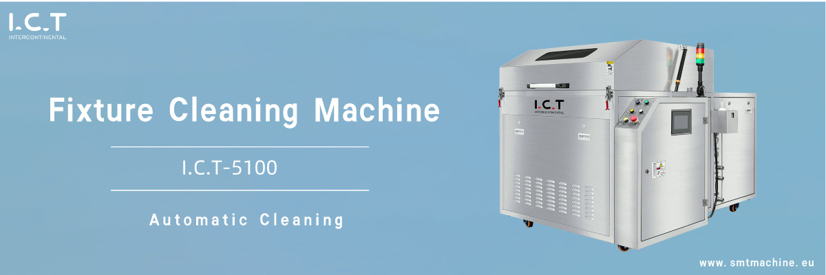 I.C.T-5100 SMT Pneumatic Fixture Cleaning Machine