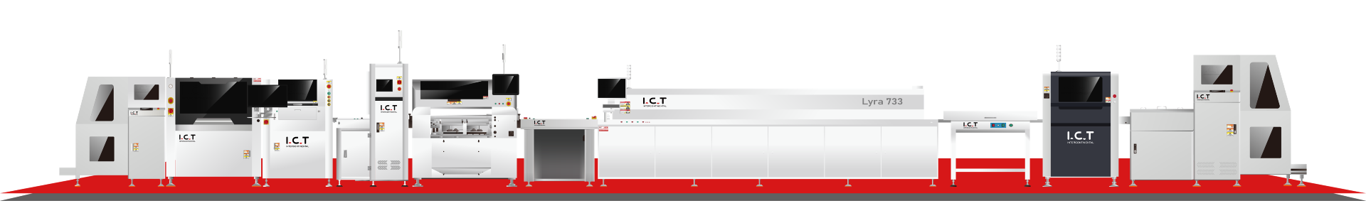 I.C.T SMT Machine Line SMT Production Line