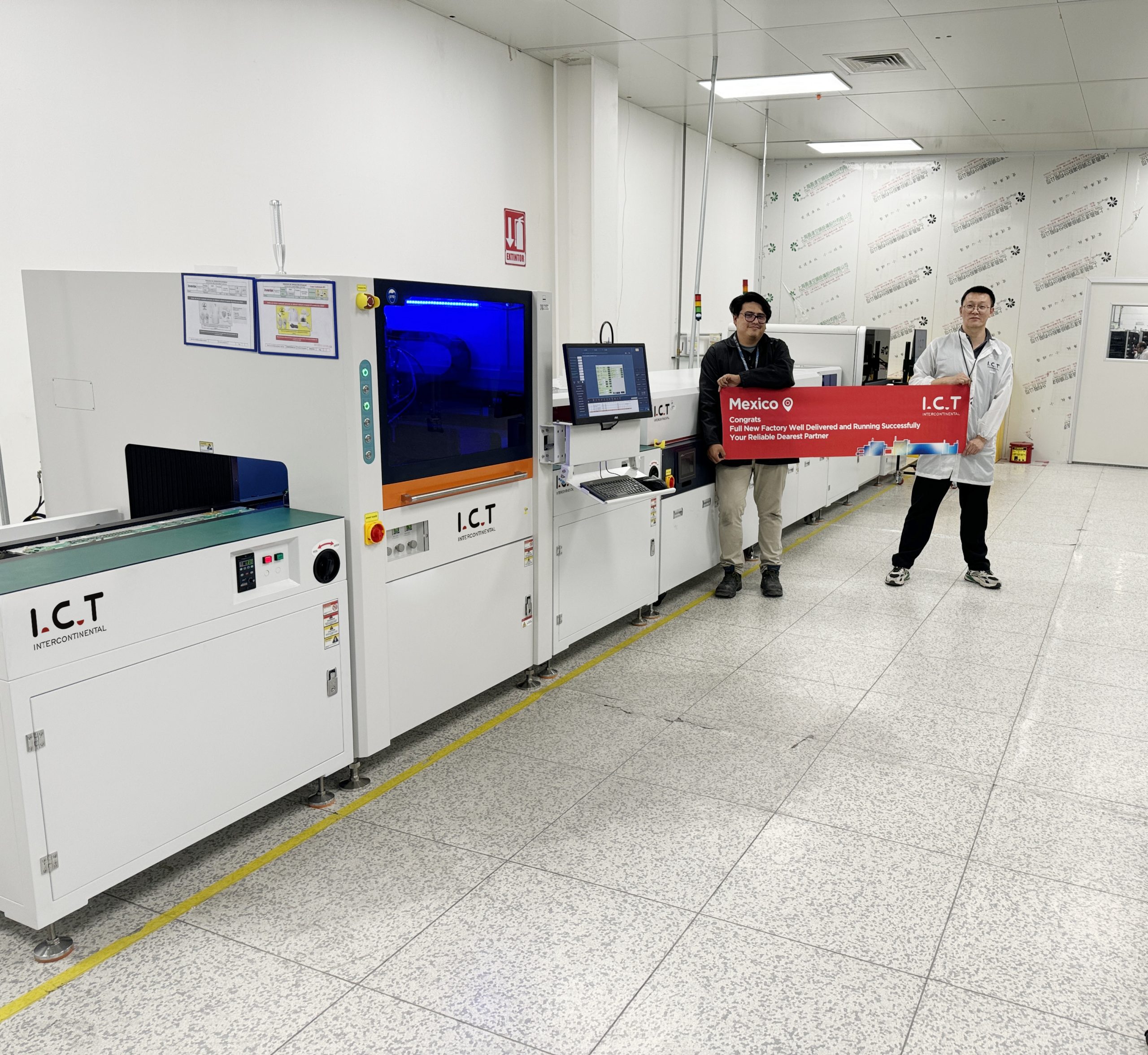 I.C.T Conformal Coating Line with Return Function in Mexico
