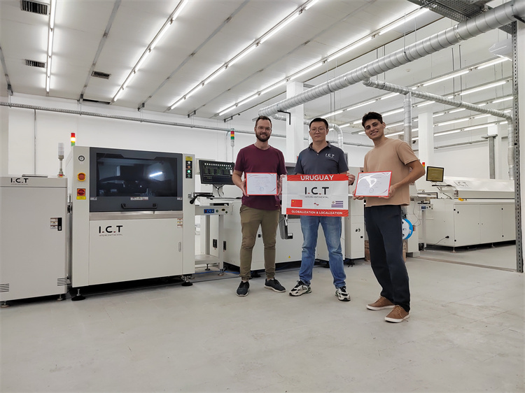 I.C.T Overseas Support in Uruguay SMT Factory